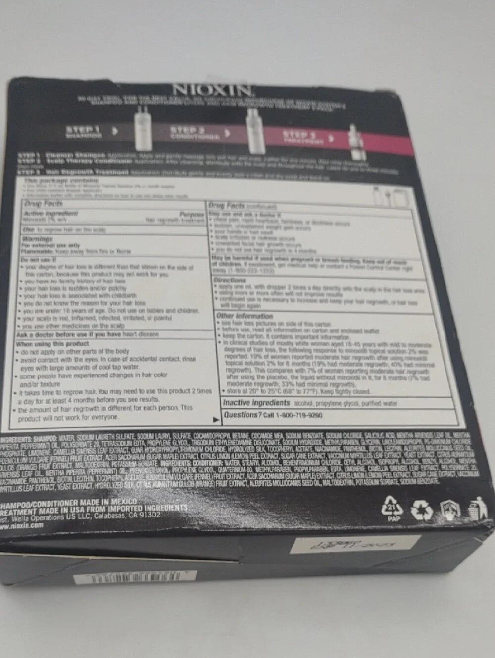 Hair Regrowth Kit for Women - Pink/Gray 11/2023